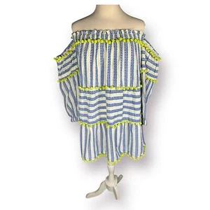 Mini Vestido Tessora Petra Pom Ribete Talla Pequeña Fairycore Bohochic Vestido - Imagen 1 de 7