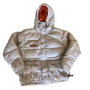 BURTON Dry Ride Down Jacket Youth Large Gray Snowboard Ski Hooded Winter Coat - Picture 1 of 7