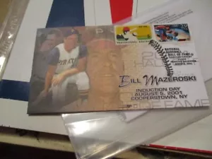 Busta induzione vintage Baseball BILL MAZEROSKI Pittsbrugh Pirates HOF - Foto 1 di 2