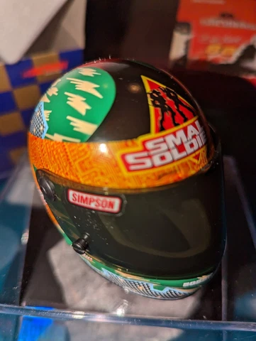 Action Nascar 1998 Bobby Labonte #18 Small Soldiers 1:4 Miniature Racing Helmet Cover