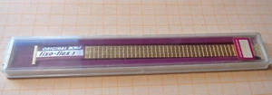 Vintage antiguo como nuevo DAU cinta metal chapado en oro Flex 14 mm longitud 15,5 cm 4 - Imagen 1 de 3