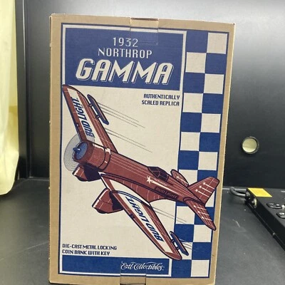 1932 Northrop Gamma Ertl Collectibles Bud Light Die-Cast Metal Locking Bank - Image 1 of 4