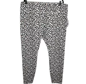 NWT Wild Fable Animal Print Pink Leopard Fashion Leggings Sz 2X - Picture 1 of 5