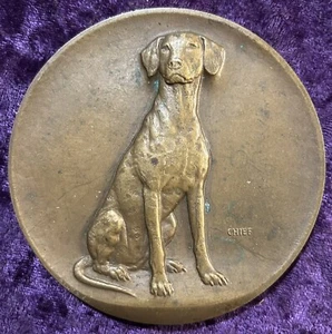 Chief Mutual Insurance Company. Bronze. Medallic Arts Co 4" in Diameter. - Picture 1 of 4