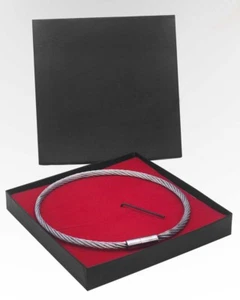 Comfortable Stainless Steel Wire Slave Day Collar Allen Bolt Fetish BDSM UK - Picture 1 of 7