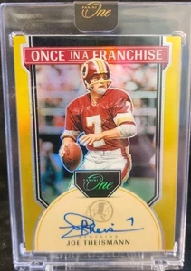 2024 Panini One Joe Theismann Once Upon A Franchise Gold #/10 Redskins 🔥🔥 - Bild 1 von 2