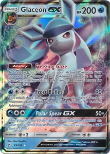 Ligeramente Jugado Glaceon GX - 39/156 - Ultra Raro Pokémon Ultra Prisma - Imagen 1 de 1