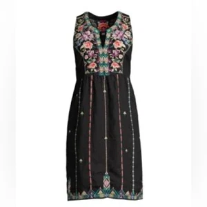 Johnny Was Maiorca Embroidered Dress Large - Picture 1 of 7