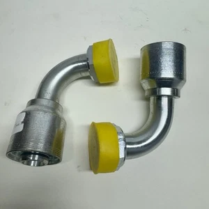 Hydraulic Crimp Fitting (2) AEROQUIP 4SA20FJB20 - 46AC97 - Picture 1 of 3