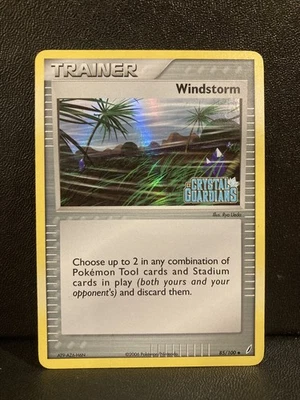PACK FRESH Pokémon TCG Windstorm - 85/100 - Holo Ex Crystal Guardians W10 - Image 1 of 2