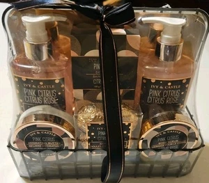 Ivy & Castle Pink Citrus Citrus Rose GIFT SET STILL WRAPPED 6 BEAUTIFUL ITEMS - Picture 1 of 7