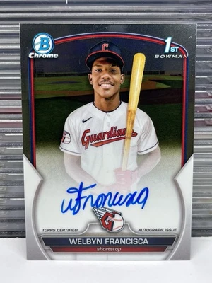 2023 Bowman Chrome #CPA-WF Welbyn Francisca 1st Bowman Prospect Autograph - Image 1 of 2