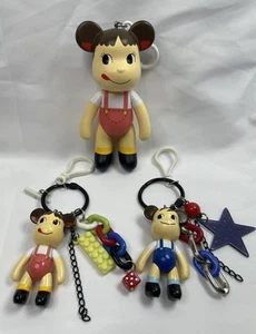 Milky Peko-Chan Popobe 5.5” & x2 3” Vinyl Figure Bearbrick Keychain - Picture 1 of 7