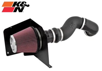 Sistema de admisión de aire frío K&N con filtro engrasado para 07-08 GMC/Chevy 2500/3500 6,0 L V8 Foto 1 de 4