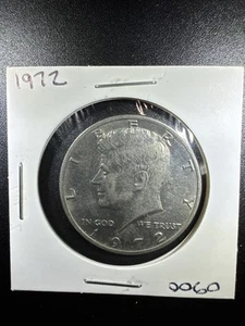 1972 US Kennedy Half Dollar Coin Uncirculated Ungraded Great Color - Picture 1 of 3