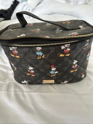 Disney cosmetic makeup bag, with Mickey and Minnie portraits in the bag  - Image 1 of 4