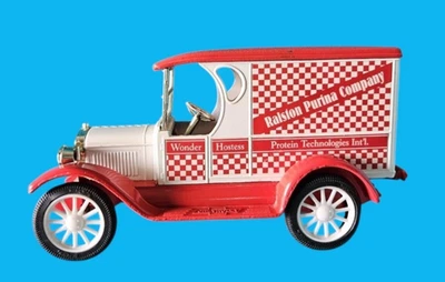 ERTL Литая Копия Ralston Purina 1923 Chevrolet Chevy Delivery Van Металлическая Банка - Изображение 1 из 4