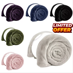 Coperta in Pile Letto Copridivano Super Morbida Grande Ecopelliccia Reversibile Coperta Lancio - Foto 1 di 23