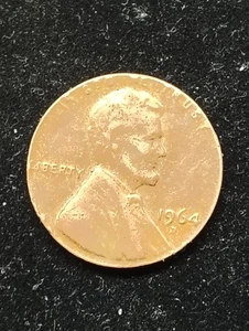 1964 d One Cent Coin Error Wrong Planchet - Picture 1 of 8
