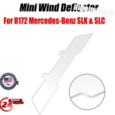 US Mini Wind Deflector for Mercedes-Benz R172 SLK & SLC - Clear - Imagem 1 de 4