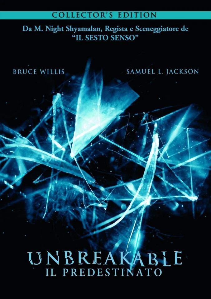 unbreakable il predestinato collector's 2 dvd	bruce wilis samuel l jackson nuovo - Immagine 1 di 1