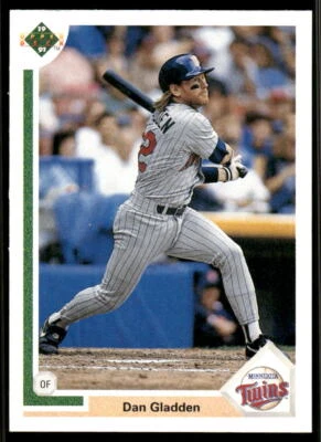1991 Upper Deck #659 Dan Gladden - Image 1 of 2