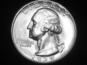 1939-S Washington Viertel --- Wahl Stempelglanz - Bild 1 von 10