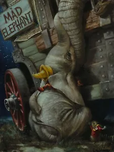 Baby Of Mine - Heather Edwards - Limited Edition Giclée on Canvas Dumbo - Picture 1 of 1