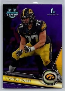 2023 Bowman Chrome University Viola Rifrattore #7 Connor Colby 1° Bowman SP/399 - Foto 1 di 2