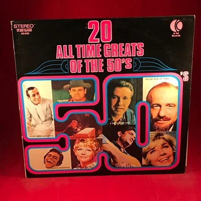  VARIOUS 20 All Time Greats Of The 50's 1972 UK vinyl LP Doris Day Johnny Cash  - Image 1 of 4