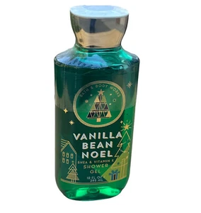 VANILLA BEAN NOEL SHEA + VITAMIN E Bath & Body Works 10 Oz 295 ml Shower Gel NEW - Picture 1 of 4