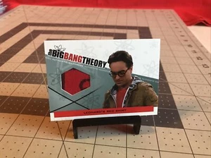 2012 Cryptozoic Big Bang Theory Leonard’s Red Shirt Authentic Wardrobe Card - Picture 1 of 4