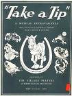 Livre de chansons souvenir musical Take A Tip 1945 signé Genung Birmingham Michigan