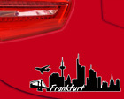 Frankfurt Skyline Aufkleber Sticker Autoaufkleber City Gedruckt