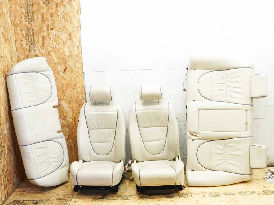 2004 - 2007 Jaguar Xj8 Vanden Plas X350 Seat Leather Bucket Front Rear Set Oem Foto 1 de 4