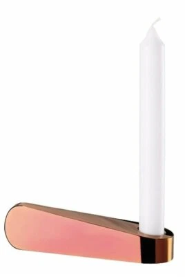 Rosenthal Glas  Swan Lights  Kerzenleuchter Glas kupfer ohne Kerze  OVP - Bild 1 von 2