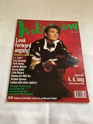 1992 December Interview Magazine, K. D. Lang (MH1) - Image 1 of 3