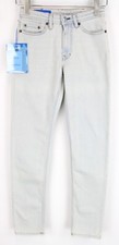 ACNE STUDIOS South LT W24/L32 Women Jeans Slim Fit Cotton Stretch Blue Wash_