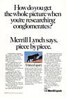 1980 Merrill Lynch: Get the Whole Picture Vintage Print Ad