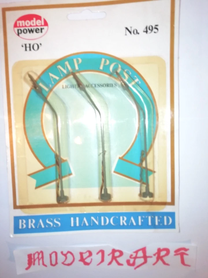 MODEL POWER-495-HO-3 LAMPIONI-BRASS HANDCRAFTED-NUOVI - Immagine 1 di 4