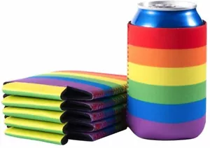 Soporte de lata aislado de espuma enfriador mantiene tus bebidas frescas este verano arco iris LGBT - Imagen 1 de 17