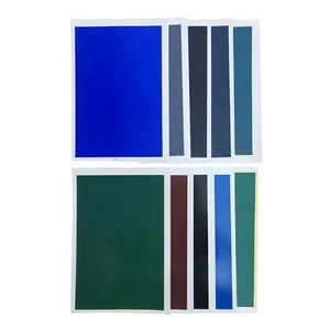 Carta incisione laser - 10 fogli 27x39 cm - 10 colori - per vetro, ceramica, acrilico e pietra - Foto 1 di 7