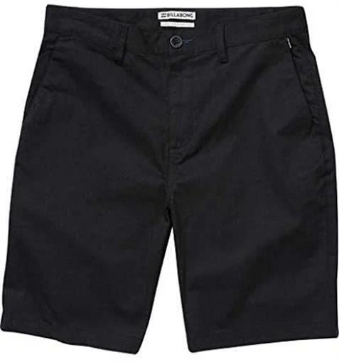 Billabong 249897 男孩 Carter 弹力短黑色 24 码 — 第 1/2 张图片