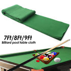 Pro Worsted Nylon Billiard Pool Table Cloth 7ft Mat Cover Felt Strips Green UK