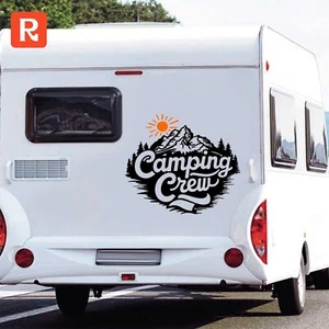 Pegatina caravana para autocaravana montaña sol 52 cm VW Ford Transit Rapido Knaus - Imagen 1 de 5