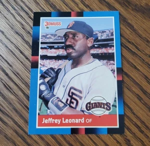 1988 Donruss Jeffrey Leonard #327 - Picture 1 of 2