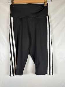 Medias cortas de ciclismo negras elásticas para tirar de cintura de plástico con extremo de 3 bandas Adidas XS - Imagen 1 de 9