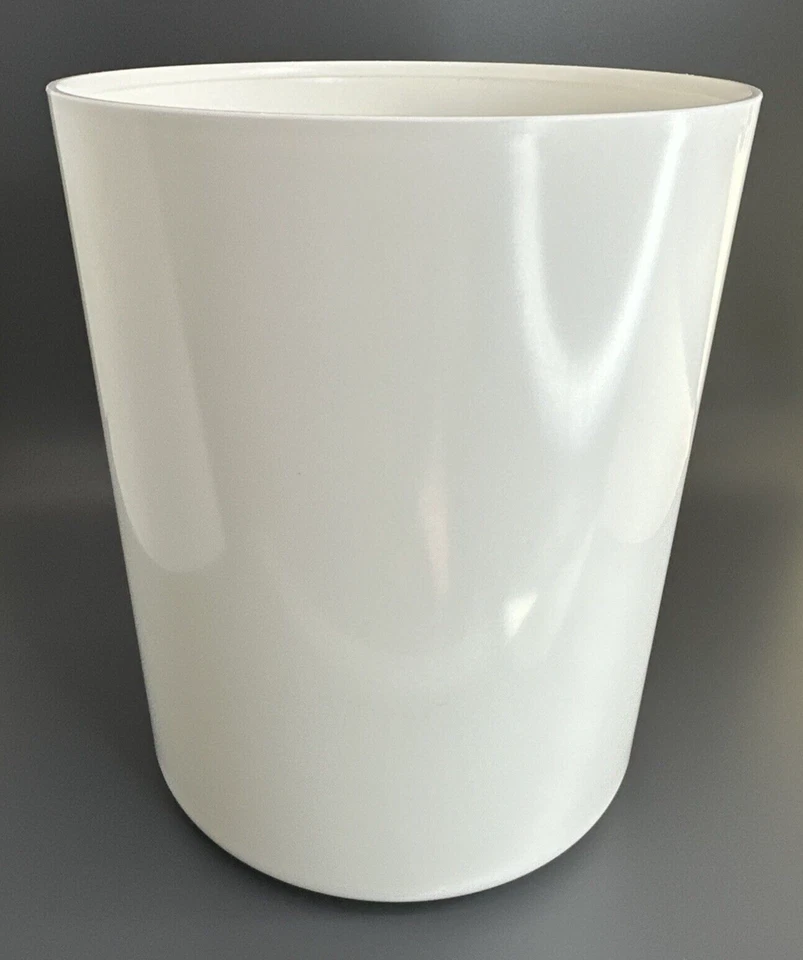 VTG Tupperware One Touch Canister "Size C" SOLID White REPLACEMENT #2418B NOS