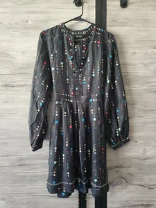 Isabel Marant Etoile Balzan 100% Silk Dots Dress Size 36 / 4 US - Picture 1 of 4