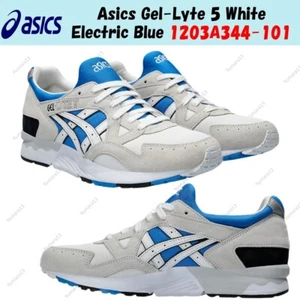 Asics Gel-Lyte 5 Blanco Eléctrico Azul 1203A344-101 Hombres Talla - Imagen 1 de 8